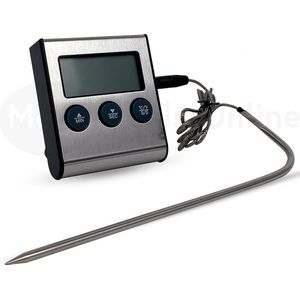 MDO Vleesthermometer – Keukenthermometer – Digitaal – BBQ Thermometer – Oventhermometer – Kookthermometer – RVS
