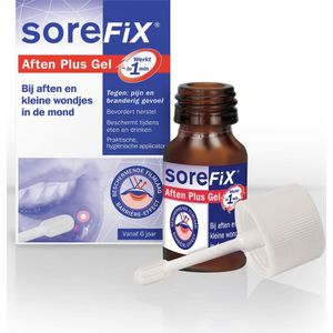 SoreFix Aften Plus voordeelpakket - 3 x Aften plus gel 7ml - behandeling van aften en kleine beschadigingen van het mondslijmvlies - inclusief verzendkosten