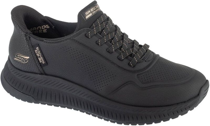 Skechers - BOBS SQUAD 4 - Slip-on Sneakers - Zwart - Zacht Verdikt