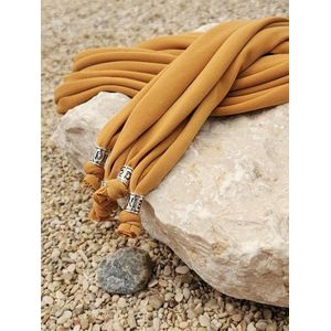 Birdini Veter - Lang - Mustard - geschikt voor Birdini Slipper met verwisselbare veters