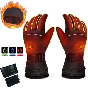 Verwarmde Handschoenen Voor Artritis, Batterij Voor Mannen Dames Oplaadbaar Waterdicht 3 Verwarming Temperatuur Verstelbaar Touchscreen Verwarmde Motorhandschoenen Voor Outdoor Activiteiten