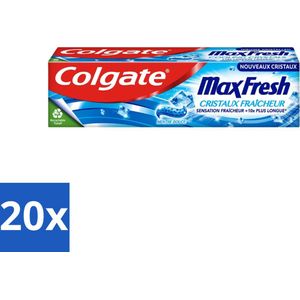 Colgate Tandpasta Max Fresh Cooling Crystals 75 ml - Bulkverpakking - 20 stuks