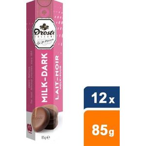 Droste - Chocolade Pastilles Melk-Puur - 12x 85g