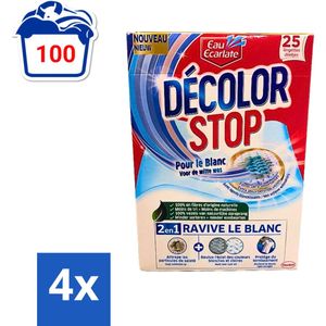 Eau Eclarate - Sublim Blanc - Ultra Witmakend - 25 doekjes - Voordeelverpakking - 4 stuks