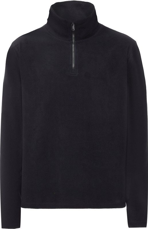 Mo - Fleece Trui - Hoge Kraag - Halve Ritssluiting