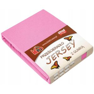 Jersey laken met elastiek 200x200 cm roze KARO