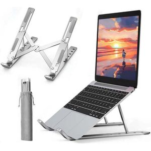 VELTRR® Laptop Standaard - Laptop Stand - Verhoging - Zilver