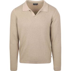 Suitable - Riva Structure - Pullover - Beige - Heren