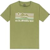 Quiksilver - Ev Light Waves - T-shirt - Groen - Korte Mouwen - Jongens 8-16