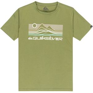 Quiksilver - Ev Light Waves - T-shirt - Groen - Korte Mouwen - Jongens 8-16