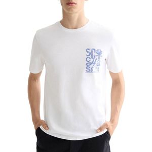 SCOTCH & SODA - Shirt - Opaal/Wit - T-shirt