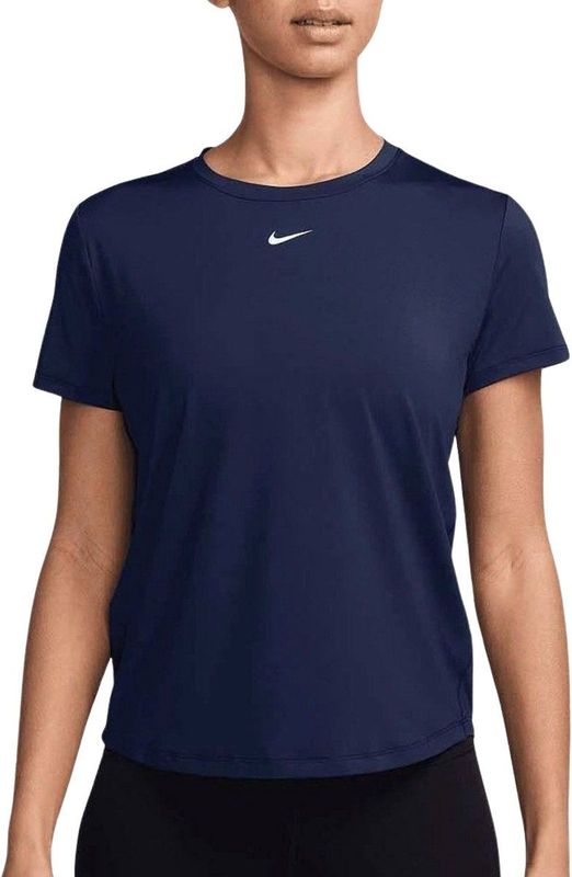 Nike - One Classic Dri-FIT - Damestop - Rood - Korte Mouwen
