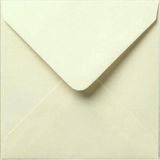 Luxe Vierkante enveloppen - 100 stuks - Créme / Ivoor  - 16x16 cm - 100grms - 160x160 mm vierkant