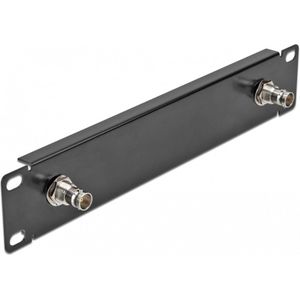 10 ″ paneel met 2 x BNC Jack 1U zwart