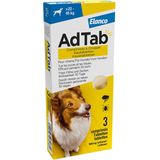 AdTab Anti Vlo en Teek Kauwtabletten Hond >22-45kg 3 tabletten