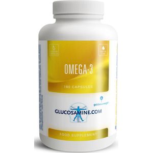 Glucosamine.com - Omega-3 - zeer voordelige grootverpakking - 180 caps