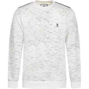 Gabbiano Trui Sweater Met Geometrische Print 773771 102 Ecru Mannen Maat - XL