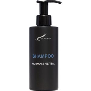 Shampoo Hammam Herbal 300 ml - met pomp - zwarte fles - haarverzorging