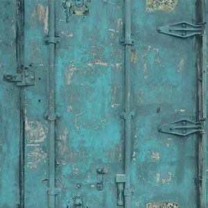 Dutch Wallcoverings vliesbehang deur - blauw