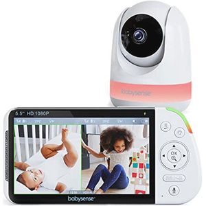 Full HD Babymonitor met Split-Screen, 2-Weg Audio en Nachtzicht