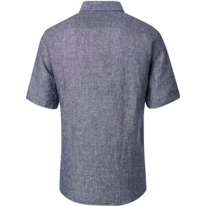 Casa Moda Linnen Overhemd Korte Mouw Button Down Boord - XL