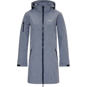 Nordberg Gisella - Softshell Outdoor Zomerjas Dames - Ocean Blue Melange - Maat S