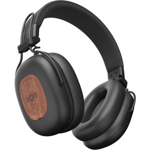 House of Marley Positive Vibration Rebel ANC OverEar Koptelefoon – Bluetooth Hoofdtelefoon - 130 uur Afspeeltijd – Bluetooth 5.4 – Comfortabel Design – Ecofriendly materialen – 40 MM Drivers - Zwart