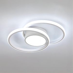 Goeco Plafondlamp - 40 CM - Medium - 42 W - LED - 4800 LM - 6500 K - Koel Wit
