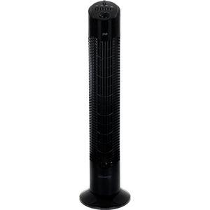 JAP Quebec - Torenventilator - Timer - Oscillerende kolomventilator - Ventilator staand - Statiefventilator - Zwart
