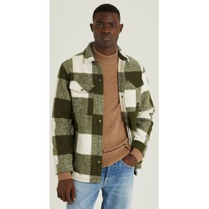 CHASIN' Shirt Heren - Regular Overhemd - Porter Boucle - Groen