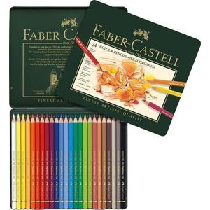 Faber-Castell kleurpotloden - Polychromos - 24 stuks in blik - FC-110024