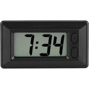 LCD Digitale Tafel Auto Dashboard, Kleine Klok Kleine Digitale Klok Batterij-aangedreven Bureau Elektronische Klok Datum Tijd Kalenderweergave
