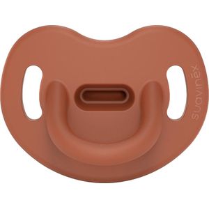 Suavinex Essence Flat Brick Red 6-18m Silicone Fopspeen SXSEA20081498