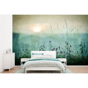Natuur - Vintage - Bloemen - Zon