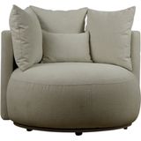 Fauteuil Ravi - Loveseat - Beige - Fusion Stof