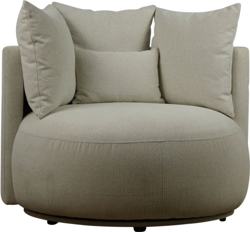 Fauteuil Ravi - Loveseat - Beige - Fusion Stof