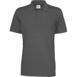 Cottover POLO PIQUE MAN - GOTS GECERTIFICEERD 141006 - Antraciet - 3XL