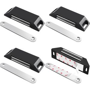 Magnetische Deurvergrendelingen Set van 4 - Zelfklevende Kastdeur Magneten voor Keuken en Kledingkast