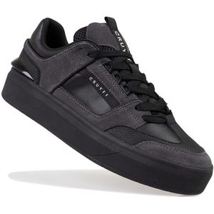 Cruyff Footwear - Kickturn - Sneakers - Zwart / Donkergrijs - Leer