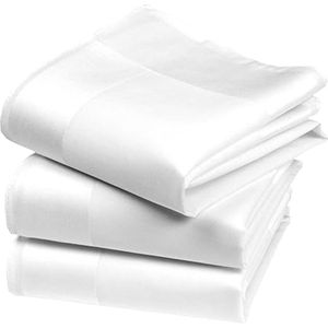 Premium katoenen zakdoeken voor heren – 45 cm x 45 cm – Set van 3