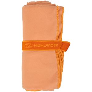 Highlander Handdoek 40 X 80 Cm Microfiber Oranje 2-delig