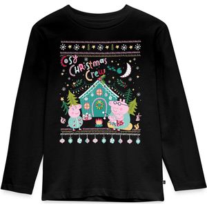 Peppa Pig En Familie Kerstvibes Kinderen Premium Bio shirt met lange mouwen