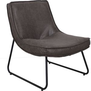 Bolt Edge Relaxstoel - Antraciet - Fauteuil - Armleuning - Voor Woonkamer