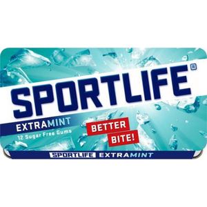 Sportlife Kauwgom extramint 18 gr x 48