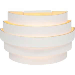 HighLight wandlamp Scudo 20 cm - wit / goud