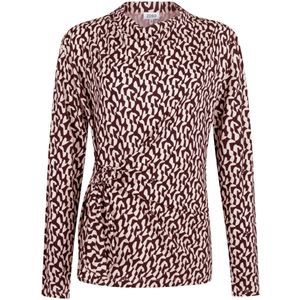 Zoso T-shirt Erica 255 Offwhite/bordeaux Dames Maat - XL