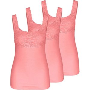 Nina von C Dames onderhemd 3 pack Fine Cotton