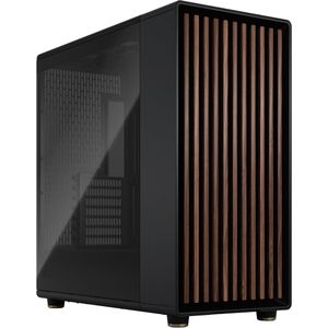 Ruimtelijke Gaming PC Behuizing voor E-ATX, ATX, mATX en mITX met 420mm Radiatorsteun - Charcoal Zwart