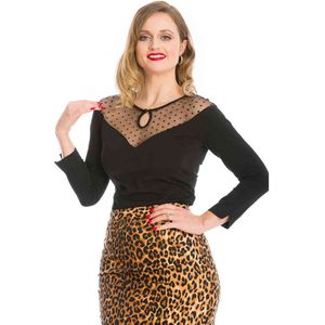 Dancing Days - EVITA EVENING Longsleeve top - 3XL - Zwart