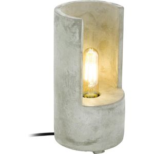 EGLO Lynton Tafellamp - E27 - 27 cm - Grijs - Beton